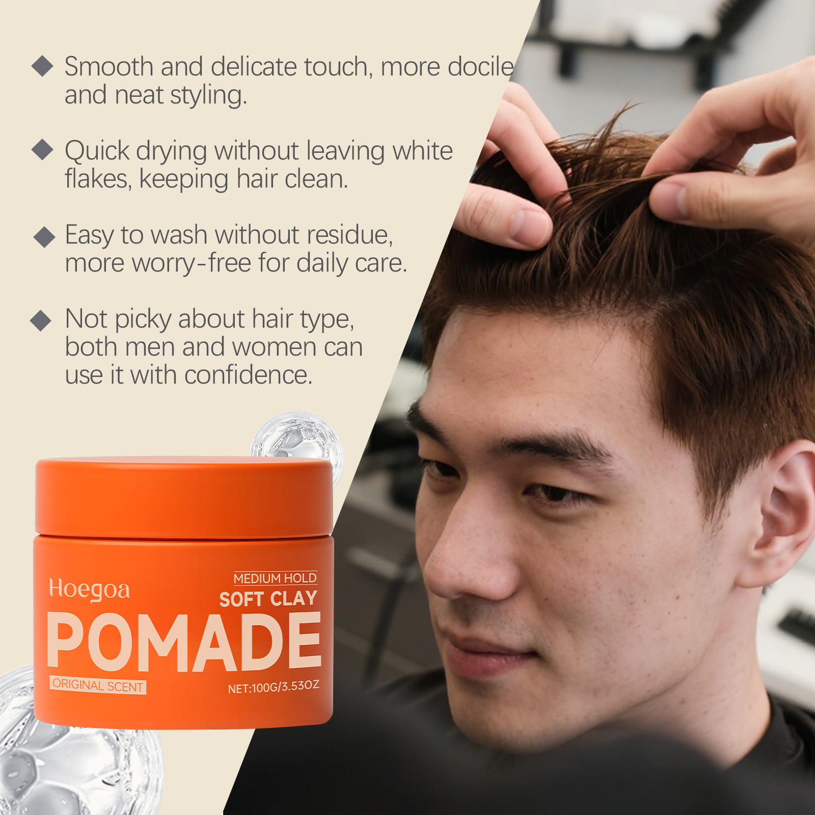 Original Hair Wax Long-Lasting - огляд і ціна Clay Bar Lubricant