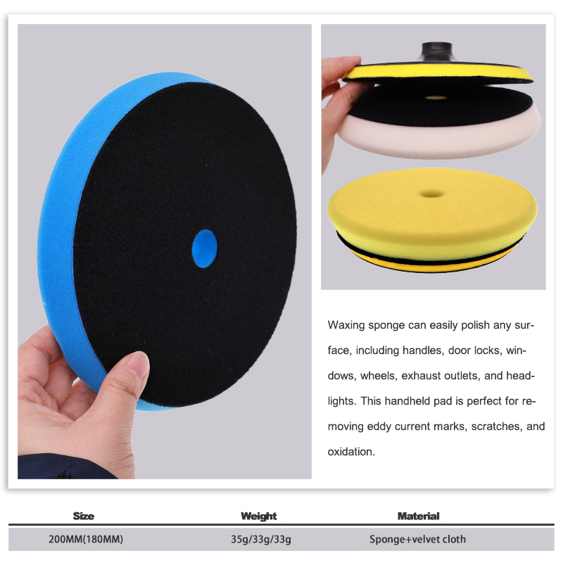 7.5 Inch Car Polishing Pad Kit - огляд і ціна Polish Pad Set Buffer