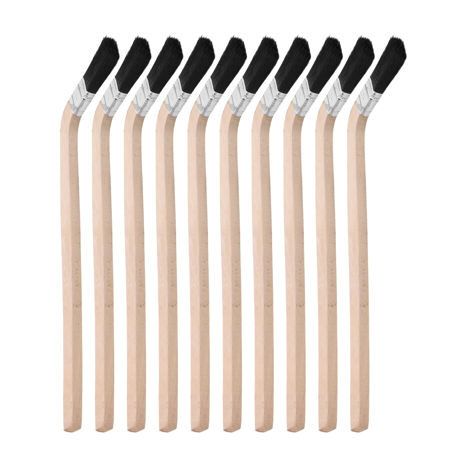 10Pcs Angled Paint Brush Set B - огляд і ціна Detailing Brush Set