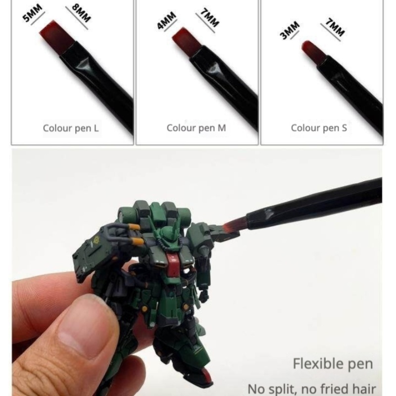 MSWZ MS-063 3-IN-1 Model Hand  - огляд і ціна Detailing Brush Set