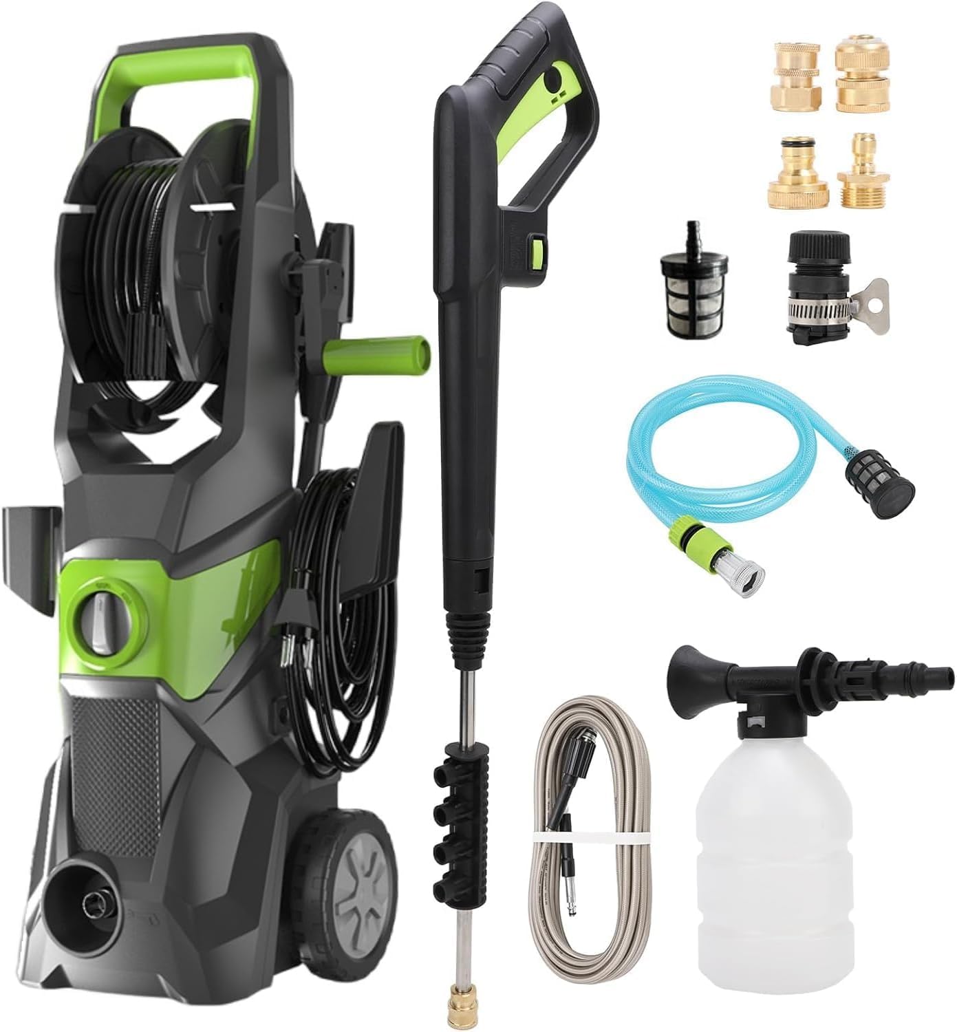 4000PSI Electric Pressure Wash - огляд і ціна Pressure Washer Foam Gun
