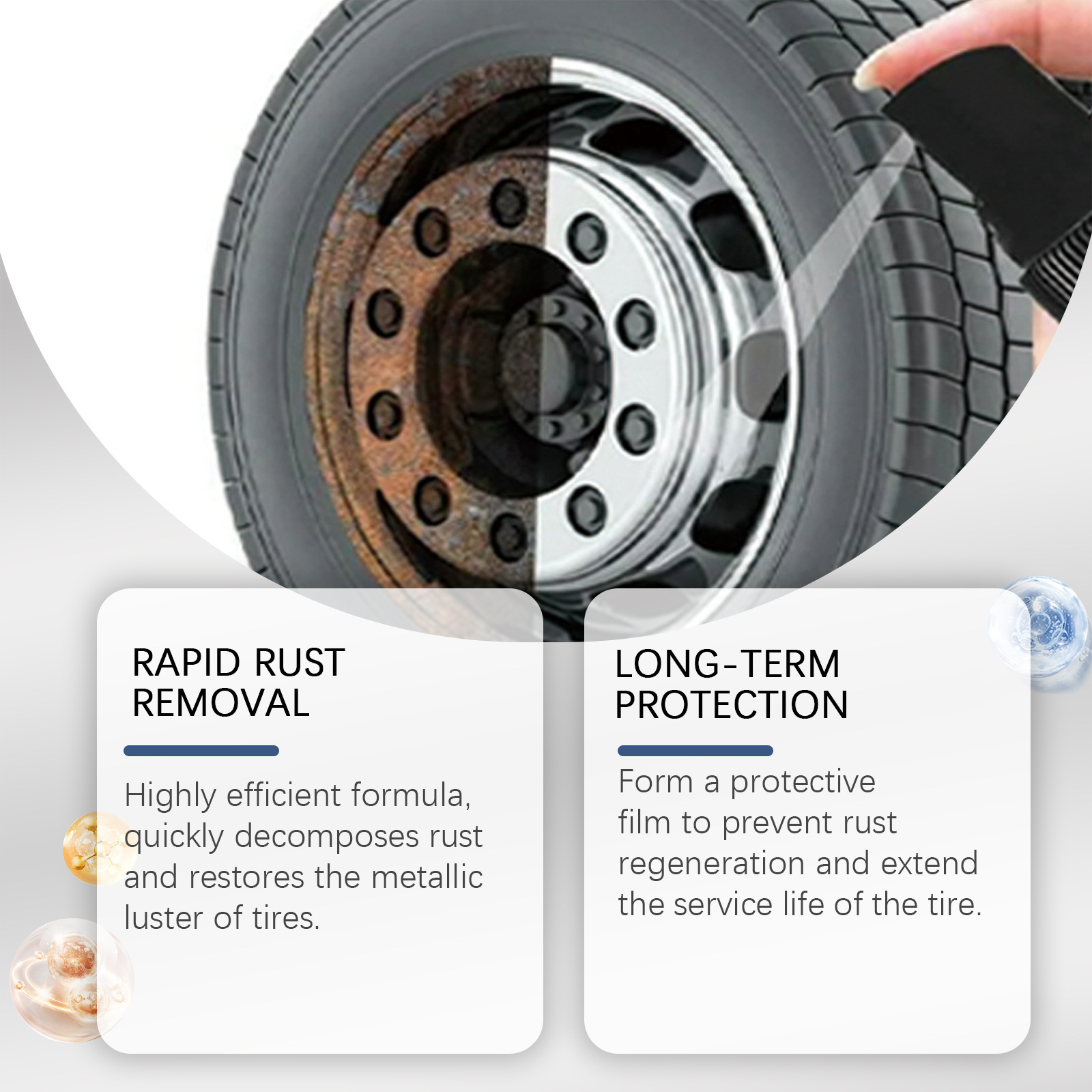 Car Wheel Iron Powder Rust Rem - огляд і ціна Wheel Cleaner Alloy
