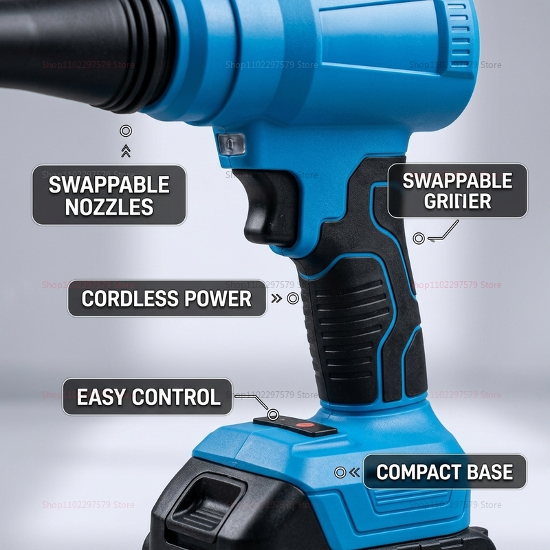 Brushless Turbojet Fan Cordles - огляд і ціна Dryer Car Blower